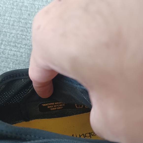 Vibram Five Fingers Shoes Womens Black/Black Size 40 EU 8.5-9 US Stretch - Picture 5 of 8